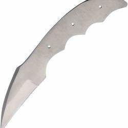 Lot de 3 Lame de Couteau de Chasse A Customiser Lame Acier Inox Manche &agrave; monter Full Tang BL155