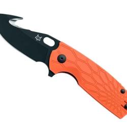 COUTEAU FOX CORE HUNTER ORANGE LAME NOIRE