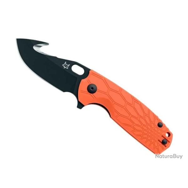 COUTEAU FOX CORE HUNTER ORANGE LAME NOIRE