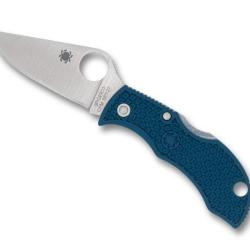 COUTEAU SPYDERCO MANBUG NYLON/FIBRE DE VERRE BLEU