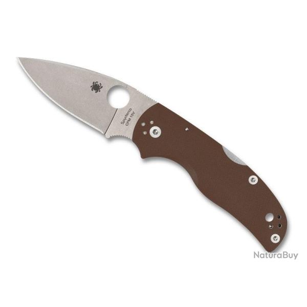 COUTEAU SPYDERCO NATIVE 5 G10 MARRON SPRINT