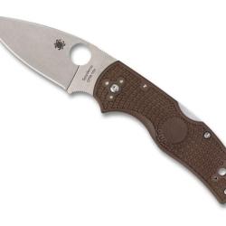 COUTEAU SPYDERCO NATIVE 5 NYLON/FIBRE DE VERRE MARRON SPRINT