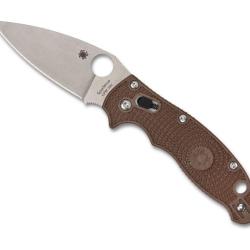 COUTEAU SPYDERCO MANIX 2 FIBRE DE VERRE MARRON SPRINT