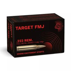 50 balles FMJ Target Cal.223Rem 55Grs GECO