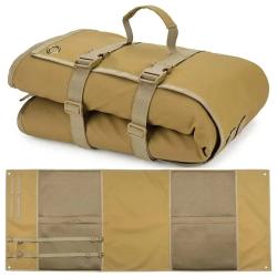 Tapis de Tir Tactique Pliable 1000D Camping Entra&icirc;nement Pique-Nique Imperm&eacute;able et Portable Kaki