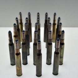 Lot de 23 munitions en vrac - Cal. 7x64