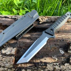 Couteau tactique lame tanto ench&egrave;re