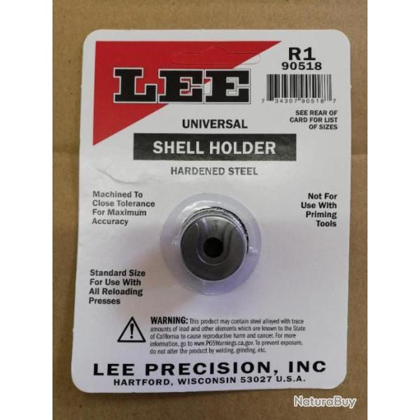 shell holder Lee 1 N�1 R1 pour 38, 41 long colt, 22 rem...