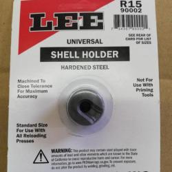 shell holder lee 15 R15 N&deg;15 pour  5.7x28, 25 acp, ...