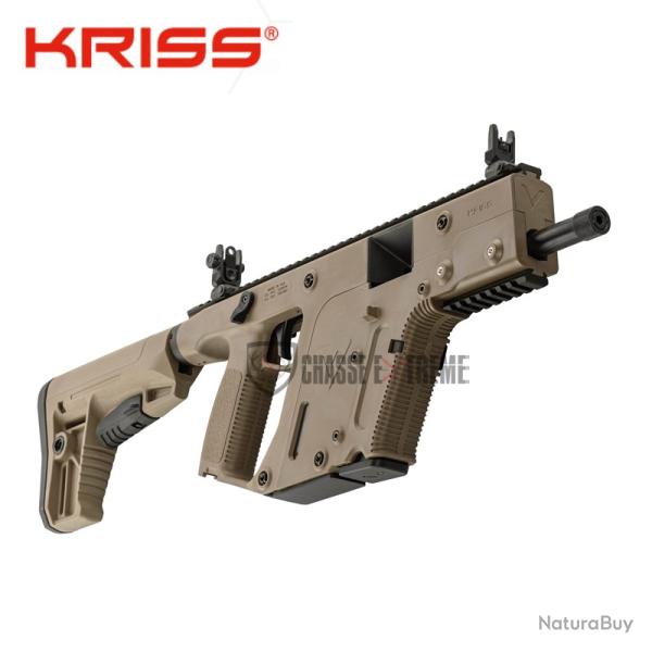 Carabine KRISS Vector SBR Gen2 6.5'' Cal 22 Lr Fde