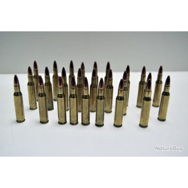 Lot de 26 munitions en vrac Winchester - Cal. 222 Rem