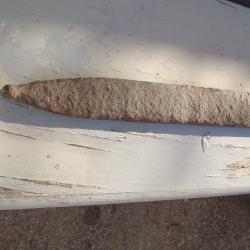 Fourreau de ba&iuml;onnette ,&eacute;tui a identifier,de fouille .