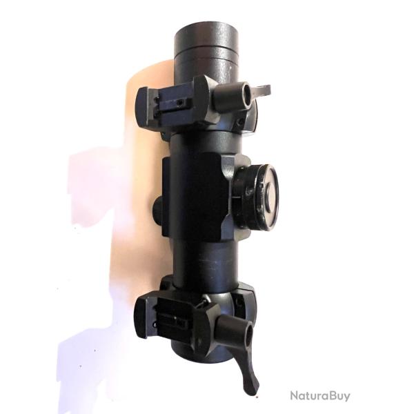 Point rouge tubulaire Electro-dot avec montage pour rail picatinny