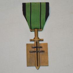 CROIX DES COMPAGNONS DE LA LIBERATION-2&deg; GUERRE MONDIALE 1939/1945-RESISTANCE-FRANCE LIBRE-VARIANTE