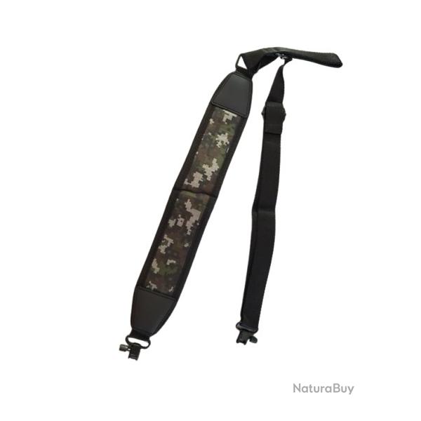 Bretelle n�opr�ne Noire-Pixel carabine de chasse
