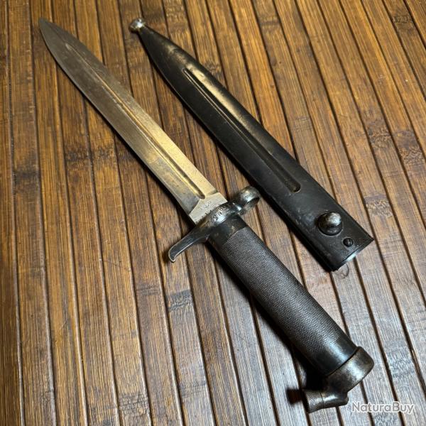 BA�ONNETTE MAUSER SU�DOISE 1896 DE MARINE AVEC FOURREAU