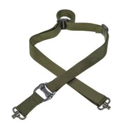 Sangle de fusil 2 points Kaki avec attache QD