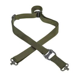 Sangle de fusil 2 points Kaki avec attache QD