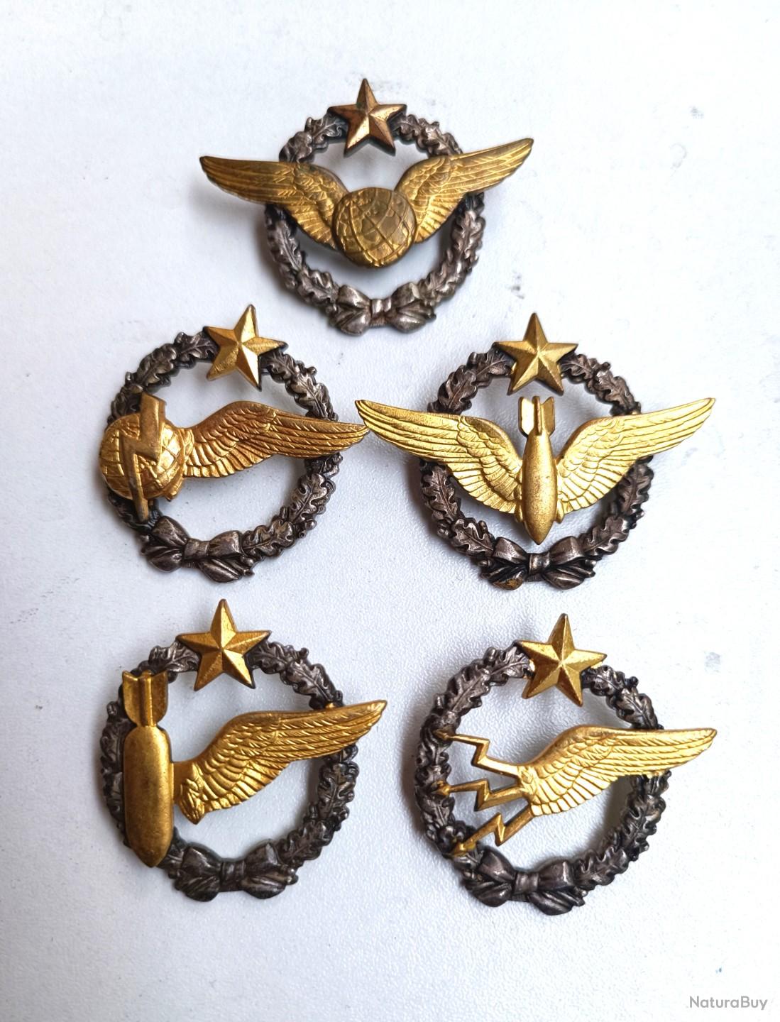 insigne du brevet militaire professionnel n°2 échelon or