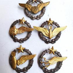 Lot de brevet militaire aviation originaux p&eacute;riode Indochine