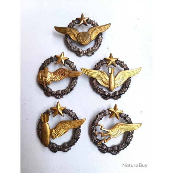 Lot de brevet militaire aviation originaux p�riode Indochine