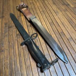 POIGNARD BA&Iuml;ONNETTE FRAN&Ccedil;AISE MAT MOD&Egrave;LE 58 POUR FSA 49/56