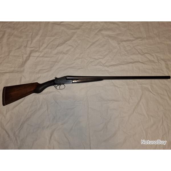 Fusil juxtapos� d'artisan st�phanois � contreplatines et �jecteurs cal 12/70