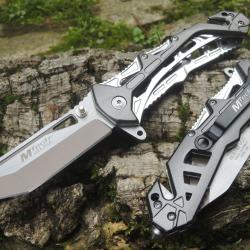 Couteau De Secours MTech A/O Lame Acier 3Cr13 Manche Alu Brise-vitres coupe-ceintures Linerlock