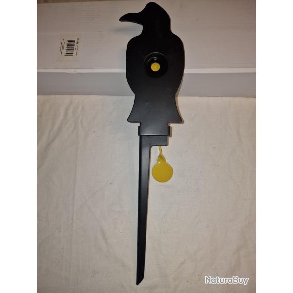 Cible m�tallique corbeau avec centre basculant HILMAR SUPER DESTOCK !!!