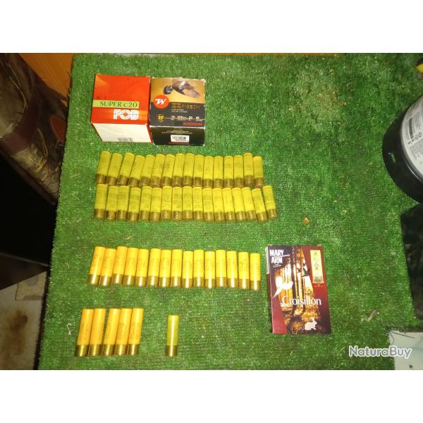 Lots cartouche calibre 20