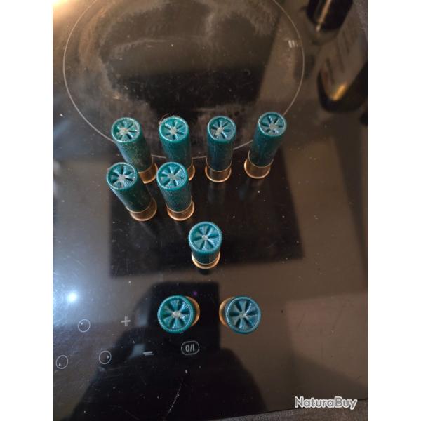 9 cartouches Gevelot Supervix 180 calibre 16