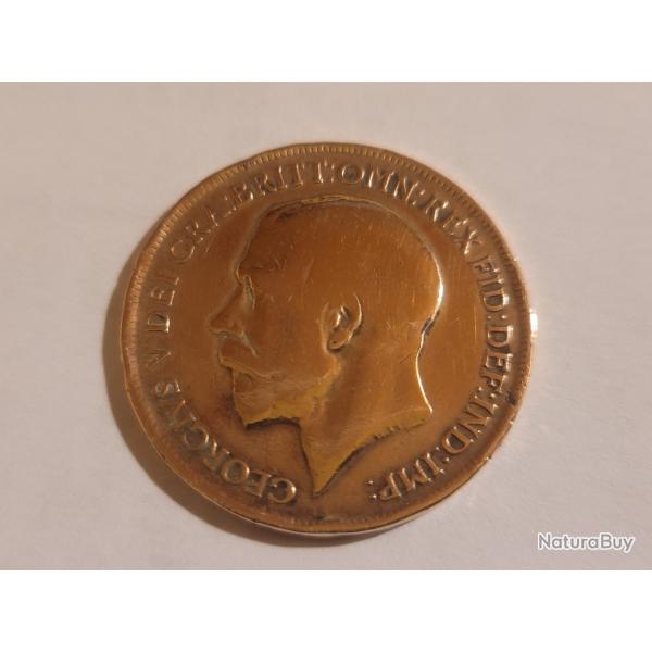 GEORGES V 1916 ONE PENNY