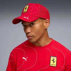 Casquette Brodee Scuderia Ferrari Racing F1, Modele: Rouge