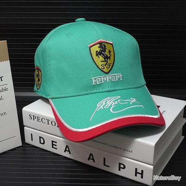 Casquette Brodee Scuderia Ferrari Racing F1, Modele: Vert