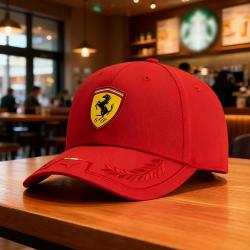 Casquette Brodee Scuderia Ferrari Racing F1, Modele: Red