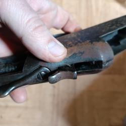 Bascule de fusil simplex a chien