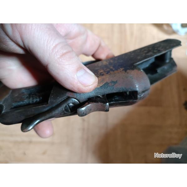 Bascule de fusil simplex a chien