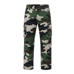 Pantalon enfant treillis 6 poches coton camo 6 &agrave; 14 ans
