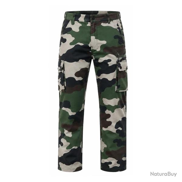 Pantalon enfant treillis 6 poches coton camo 6 � 14 ans