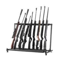 R&acirc;telier vertical en m&eacute;tal pour armes longues Capacit&eacute; : 9 armes