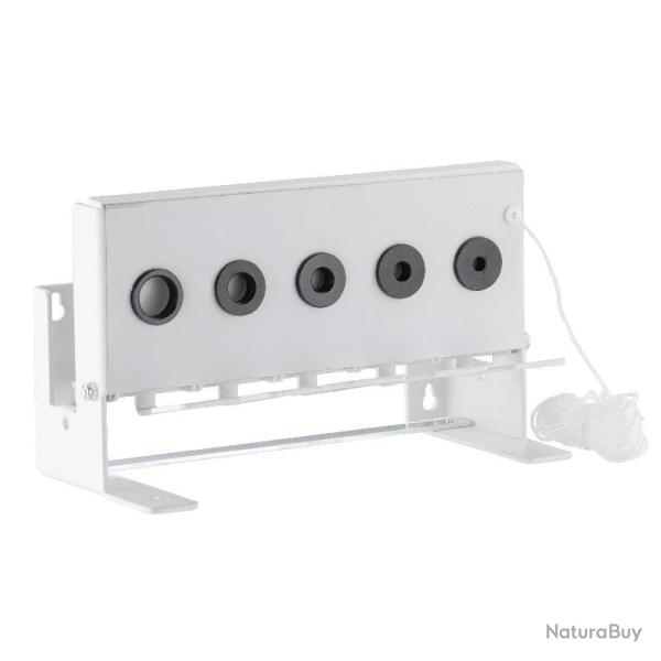 Cible mobile type biathlon pour 4.5 mm Nombre de cible : 5 cibles