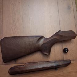 ensemble crosse - devant - boule bois grade 3 beretta brx