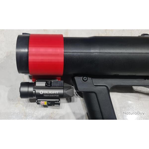 Rail picatinny weaver 21mm pour FlashBall, Flash Ball Verney Carron