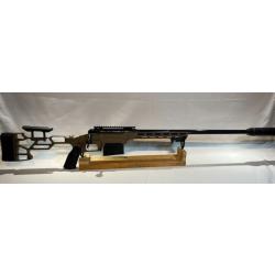 CARABINE TLD , SAVAGE 110 EN 338 LAPUA MAG + FREIN DE BOUCHE A_TEC ET SON MODERATEUR MARKSMAN