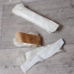 PATTES DE NETTOYAGE EN TISSU POUR FUSIL MOUSQUETON, SCHMIDT RUBIN, K11, K31, FAS 57. COTON D'EGYPTE