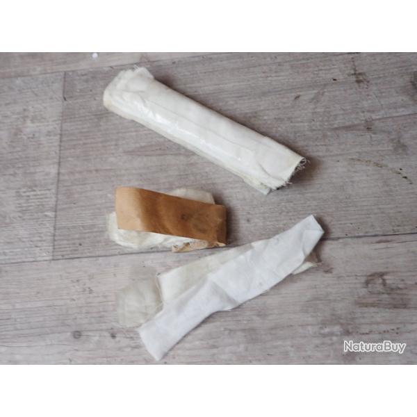 PATTES DE NETTOYAGE EN TISSU POUR FUSIL MOUSQUETON, SCHMIDT RUBIN, K11, K31, FAS 57. COTON D'EGYPTE