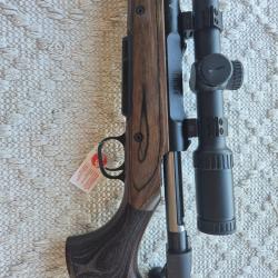 Carabine haenel nxt  avec lunette point rouge cal 30.06