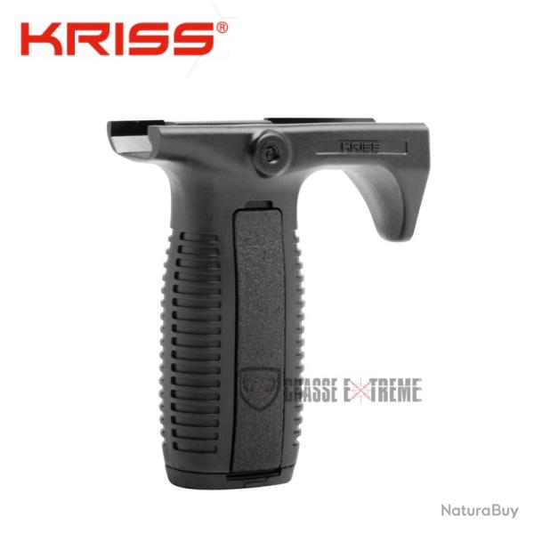 Poign�e Verticale Picatinny KRISS avec Handstop Noir