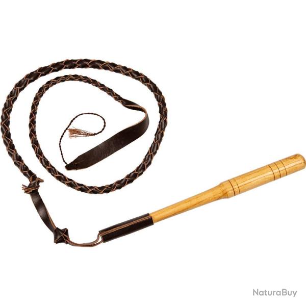 FOUET DE VENERIE EN CUIR 1,5M - 