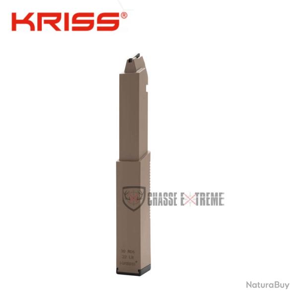 Chargeur KRISS Vector 30cps Cal 22 Lr Fde